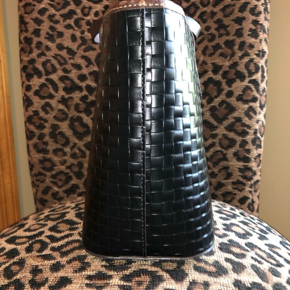 Dooney & Bourke Woven Leather Handbag - Picture 4 of 10